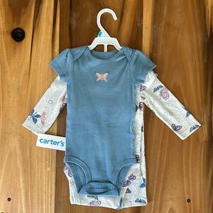 NWT Baby Girls’ Carter’s Butterfly Set 🦋 Size 6 mo